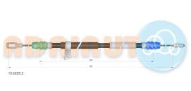 Трос ручного тормоза