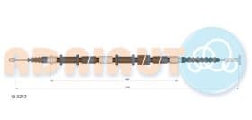 Трос ручного гальма