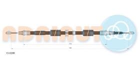 Трос ручного гальма