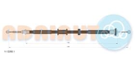 Трос ручного гальма