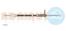 Трос ручного тормоза