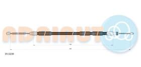 Трос ручного гальма