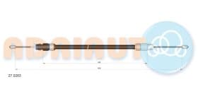 Трос ручного гальма