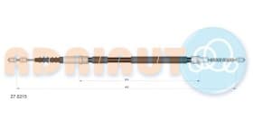 Трос ручного гальма