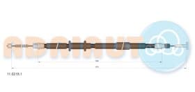 Трос ручного гальма