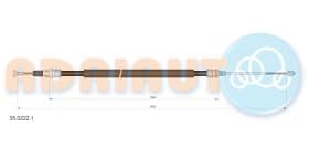 Трос ручного гальма