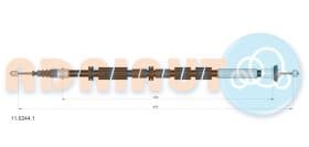 Трос ручного тормоза