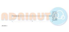 Трос ручного гальма