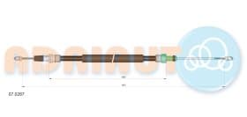 Трос ручного гальма