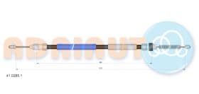 Трос ручного тормоза