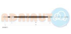 Трос ручного гальма