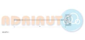 Трос ручного гальма