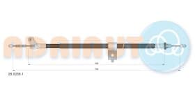 Трос ручного гальма