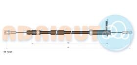 Трос ручного гальма