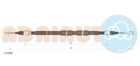 Трос ручного тормоза