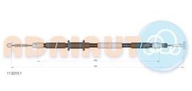 Трос ручного гальма