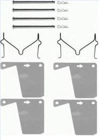 Комплектующие дисковых тормозных колодок