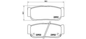 Гальмівні колодки Гальмівні колодки