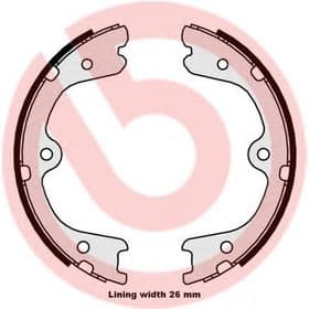 Колодки ручника Колодки ручника