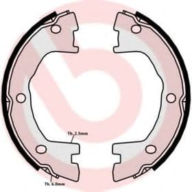 Колодки ручника Колодки ручника