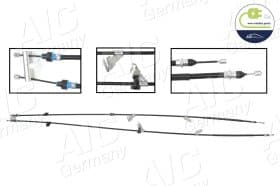 Трос ручного гальма