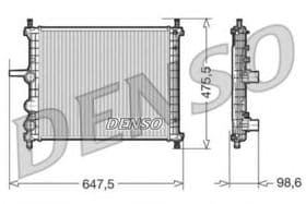Радіатор охолодження двигуна