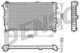 Радиатор охлаждения двигателя