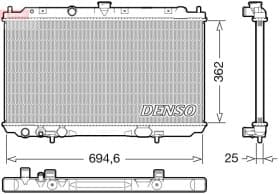 Радіатор охолодження двигуна