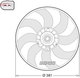 Вентилятор системы охлаждения двигателя Вентилятор системы охлаждения двигателя