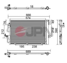 Радіатор кондиціонера Радіатор кондиціонера