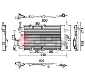Радіатор кондиціонера Радіатор кондиціонера