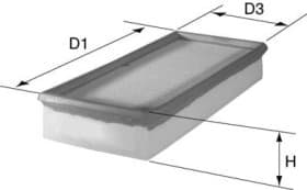 Воздушный фильтр Vasco a589