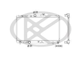 Радиатор охлаждения двигателя