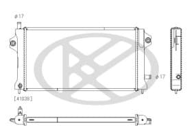 Радиатор охлаждения двигателя Радиатор охлаждения двигателя