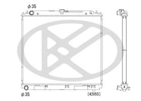 Радиатор охлаждения двигателя Радиатор охлаждения двигателя