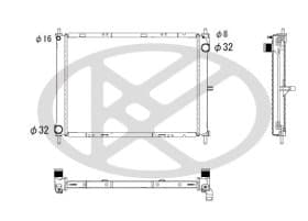 Радиатор охлаждения двигателя Радиатор охлаждения двигателя