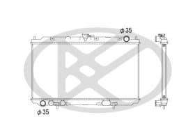 Радіатор охолодження двигуна