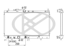 Радиатор охлаждения двигателя