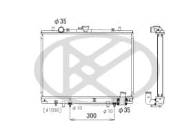 Радиатор охлаждения двигателя Радиатор охлаждения двигателя