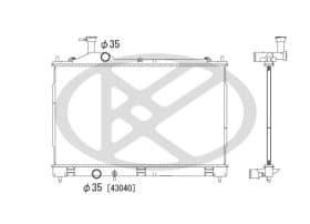 Радиатор охлаждения двигателя Радиатор охлаждения двигателя