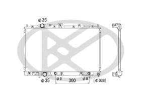 Радиатор охлаждения двигателя Радиатор охлаждения двигателя