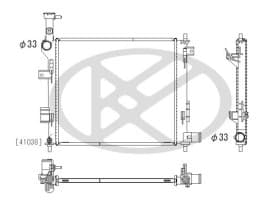 Радиатор охлаждения двигателя Радиатор охлаждения двигателя