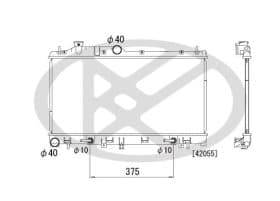 Радиатор охлаждения двигателя Радиатор охлаждения двигателя