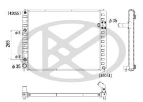 Радиатор охлаждения двигателя Радиатор охлаждения двигателя