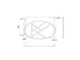 Радиатор охлаждения двигателя