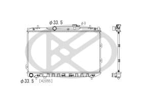 Радиатор охлаждения двигателя