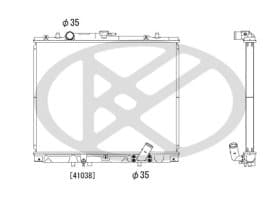 Радиатор охлаждения двигателя Радиатор охлаждения двигателя