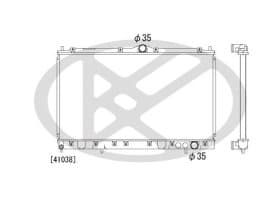 Радіатор охолодження двигуна Радіатор охолодження двигуна