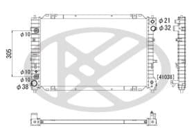 Радіатор охолодження двигуна Радіатор охолодження двигуна