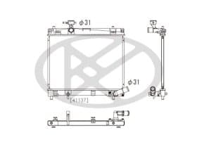 Радіатор охолодження двигуна